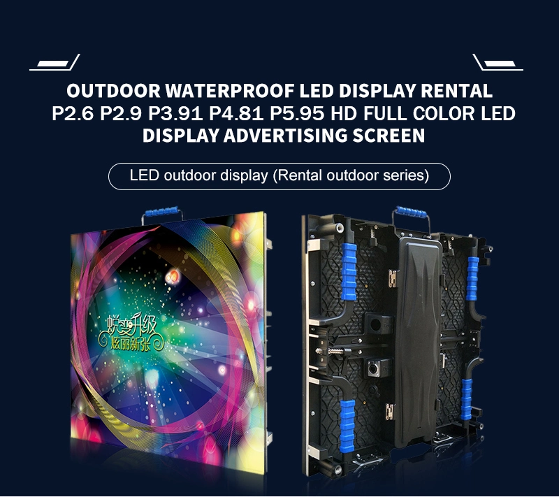 3D P2.9 3.91 P4.81 Outdoor Pixel Pitch Advertising Mobile Fixed Billboard Video Wall Panel Price Replacement LED LCD TV Screen Stage for Concert Display