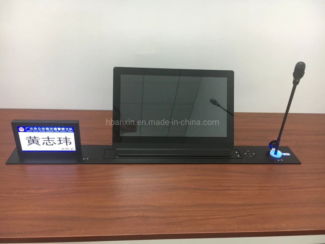 Ultra-Thin Computer Monitor Electric Lifting Pop up LCD / LED Screen