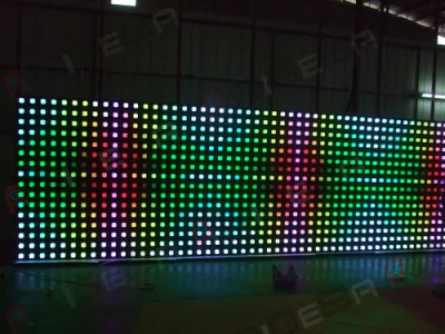 Rigeba Disco DJ Party Bühne 1*1m 10mm Pixel LED Digital Wand Vorhang Bildschirm Licht für Veranstaltungen
