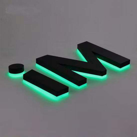 Factroy Direktverkauf 3D-beleuchtete LED-Ladenschilder aus Acryl