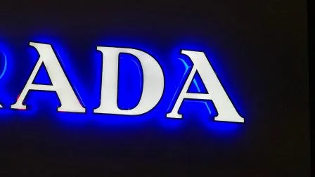 Fabrikspezifische 3D-LED-Buchstabenbeschilderung mit wasserdichter, grenzenloser Frontbeleuchtung
